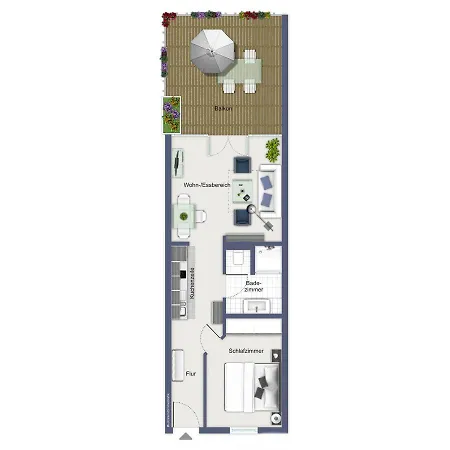 Meeresblick 202 Apartment *